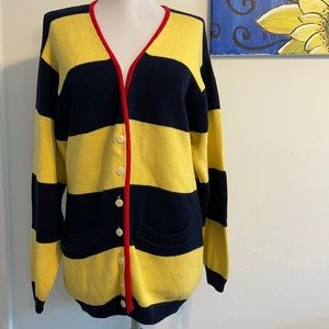 Tommy Hilfiger Cardigan sweater 100%cotton.. vintage